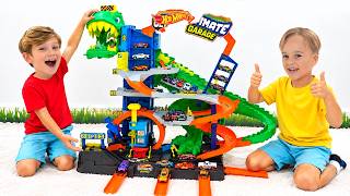 Vlad and Niki - New Hot Wheels toy car playsets | Let’s Race