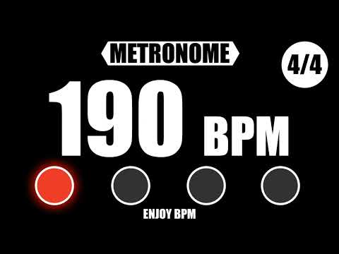190 BPM 4/4 Metronome