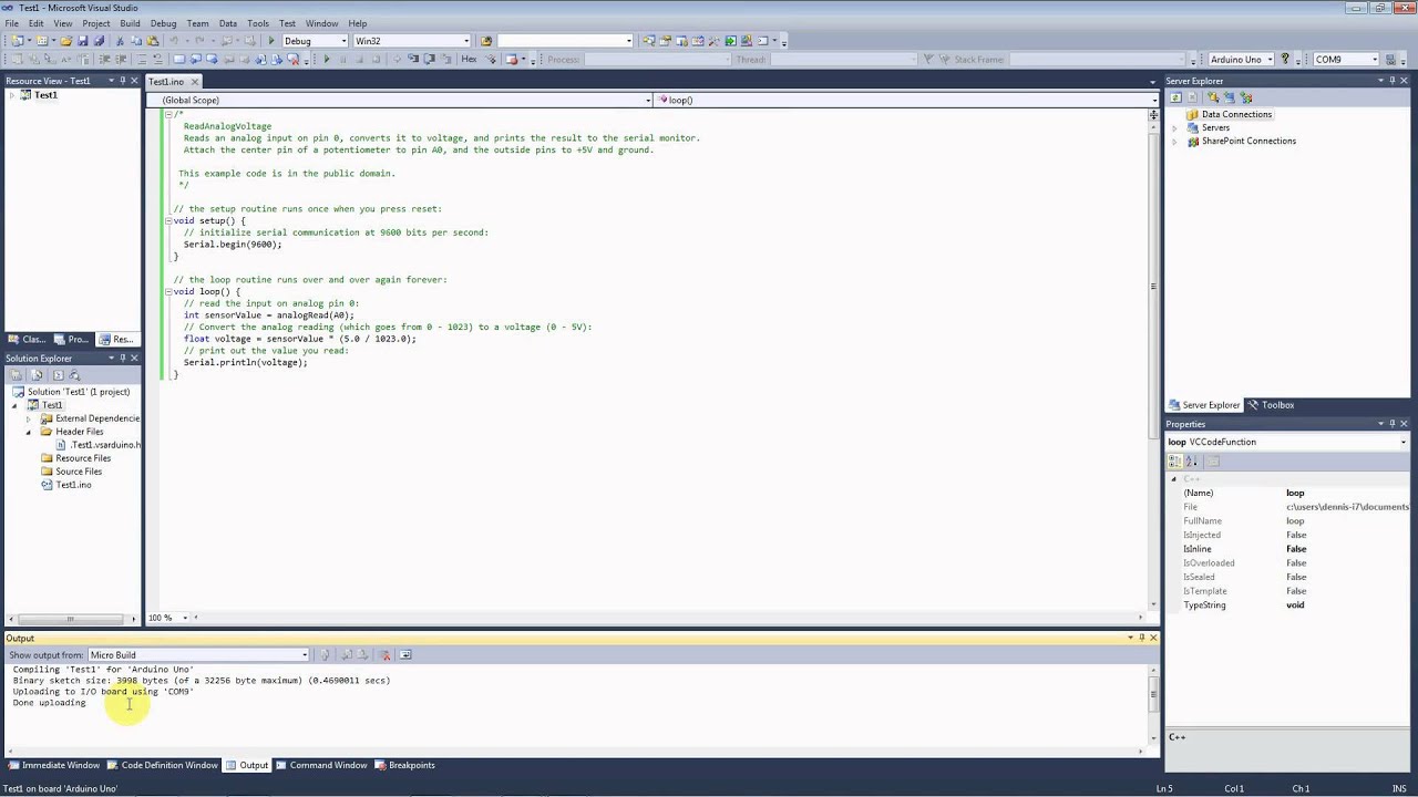 Arduino Programming with Visual Micro For Visual Studio 2010 Pro - Install - Demo - Uninstall