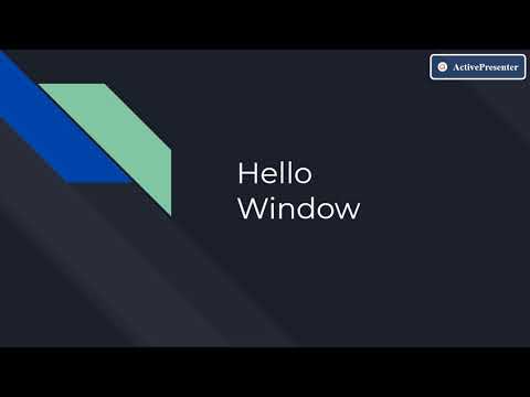 C++ Modern OpenGL Tutorials : T3 Hello Window