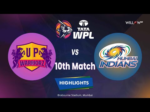 Highlights: 10th Match, UP Warriorz Women vs Mumbai Indians Women