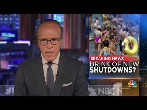 Lester Holt's Dogs Heard Barking on NBC Nightly News 7/20/2020