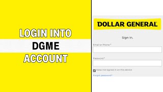 Dollar General Paystub Login | How To Login DG Paystub Portal | DGme Paystub Sign In