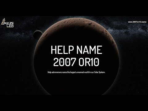 You Can Help Name the Largest Unnamed Object in Our Solar System