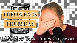Off to a.....start 😅 | Throwback Thursday | July 30, 1998 NYT Crossword