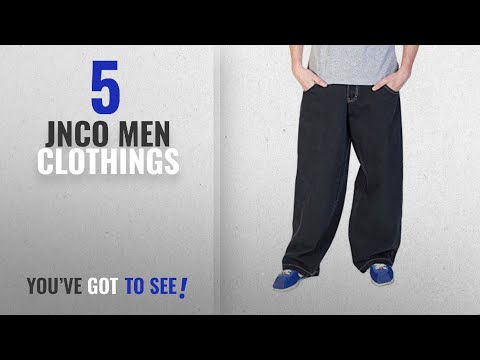 Top 10 Jnco Men Clothings [ Winter 2018 ]: Slacker Jeans Black- Leg Opening 23" (32, Black)