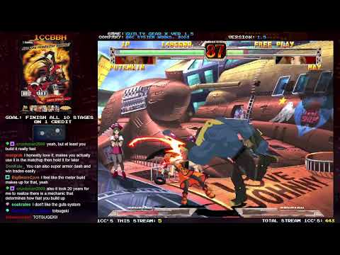 1CCBBH - 444. Guilty Gear X ver1.5 (Potemkin, 1 Credit Clear)