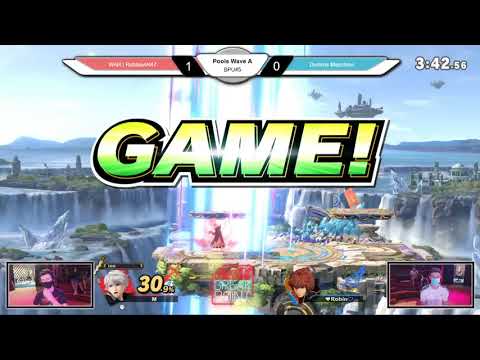 Breakpoint Ultimate FIVE Pools - WAR | RobbieAK47 (Shulk) vs. Dumme Maschine (Robin, Palutena)