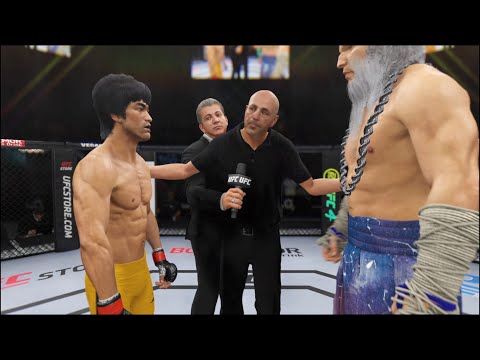 Bruce Lee vs. Neptunus - EA Sports UFC 4 - Epic Fight 🔥🐲