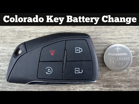 2023 - 2026 CHEVY COLORADO Key Fob Battery Replacement - How To DIY Change Replace Remote Batteries