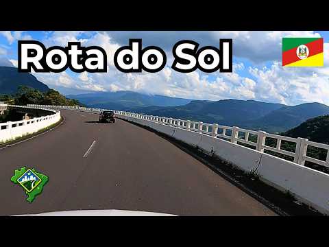 Rota do Sol (ERS-486) | Descendo a Serra: De Tainhas a Terra de Areia – Túneis e Viadutos!