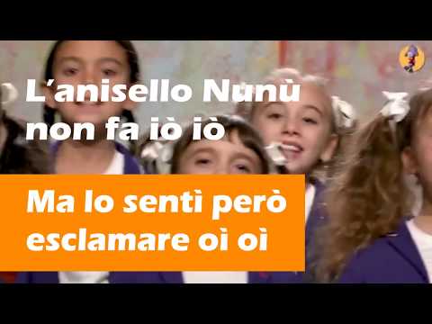 L'Asinello NuNu - L'Anisello Nunù - testo - Karaoke