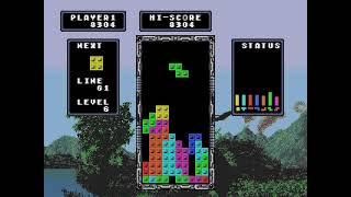 Tetris (Sega Mega Drive, 1989 – Unreleased) – Survival Session Single Player 🧩🧱🏛