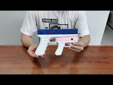 Glock Water Gun Unboxing 2023 - 2 in 1 Manual Water Spray Toy Gun