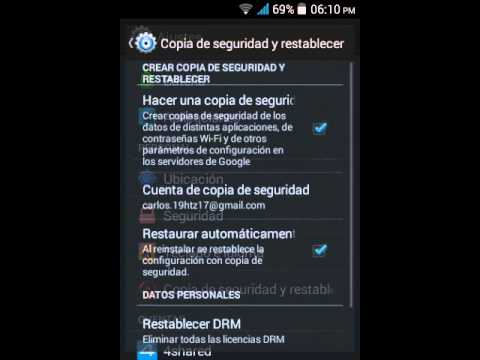 Como restaurar nuestro disposivo android