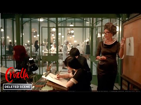 Disney's Cruella | "Baroness Rejects Design Sketches" (Deleted Scene)