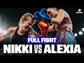 Nikki Hru Vs Alexia Grace FULL FIGHT Misfits Boxing