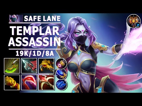 Templar Assassin Safe Lane | 7.30c | Great Hard Carry Play | Dota 2 Immortal Gameplay
