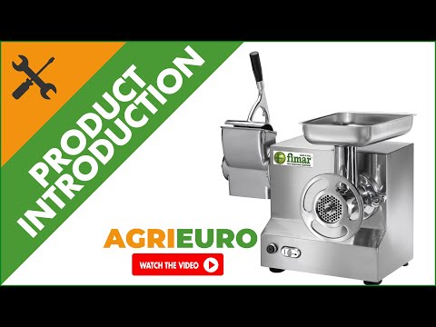 FIMAR TC22AT Electric Meat Mincer, Integrated Grater, Removable Grinding Unit - Product introduction