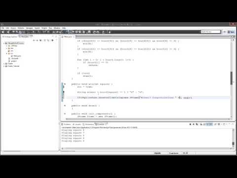 Java Tutorials Naughts and Crosses Game Part 3 3
