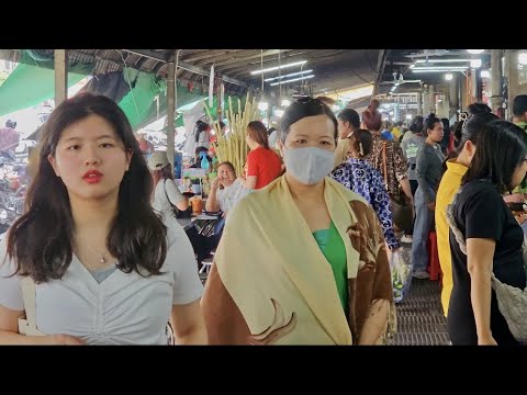 Phnom Penh Central Market Walking Tour: Virtual Walk, Travel Trip & More