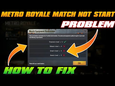 Ammo level 3 metro royale problem | How to Fix Ammo, Armor, Helmet And Firearms Level Problem | Bgmi