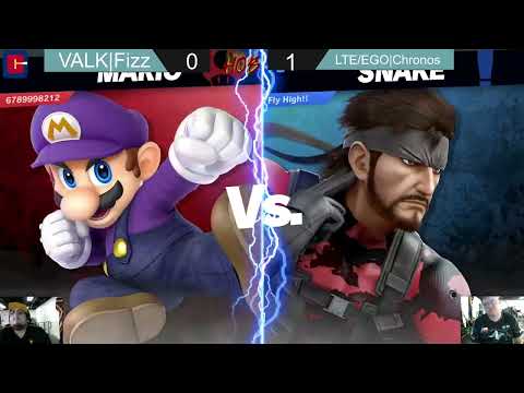 Hall of Brawl - Chronos(Snake) vs Fizz Khalifa(Mario, Wolf) - Winners Quarters - SSBU