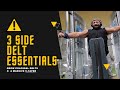 3 Side Delt Essentials | For Capped Shoulders