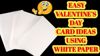 how to make beautiful Valentine's day card / valentine day card making ideas 2022 / Valentine's day