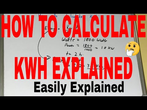 How to calculate kwh|Calculating kilowatt hours|Kwh...