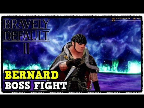 Bravely Default 2 Bernard Boss Fight in Bernard's Mansion (Boss Fight #5)