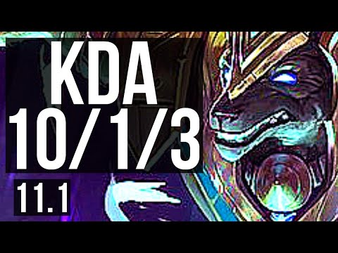 NASUS vs KENNEN (TOP) | 10/1/3, Legendary, 400+ games | KR Diamond | v11.1