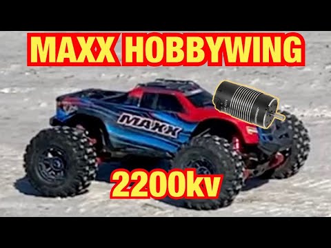 Traxxas Maxx with a Hobbywing 2200kv motor and Reefs Servo