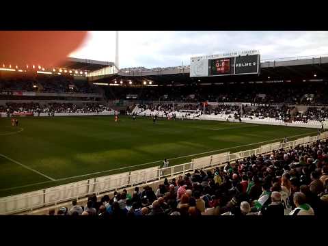 Gol de Gullón - Racing vs. Murcia