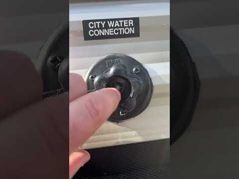 Rv tip. City water check valve stuck. What to do.