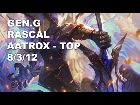 Gen.G Rascal Top Aatrox vs Rumble - KR Master Patch 10.9