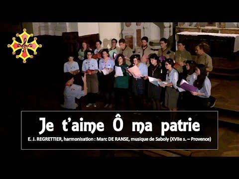 Je t'aime Ô ma patrie - Chorale Interscoute de Toulouse