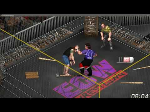 Mikey Whipwreck hitting Sabu so hard he turns into Necro Butcher!