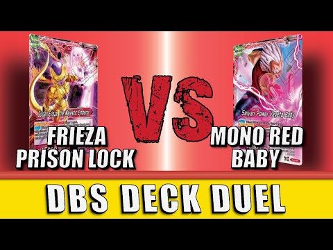 Frieza Prison Lock (R) vs. Mono Red Baby (R) | DBS Deck Duel