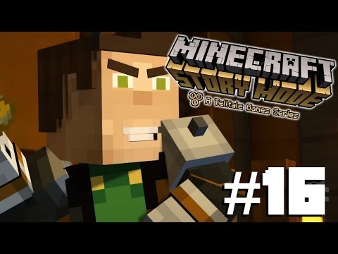 EnglishSimmer - Let's Play: Minecraft Story Mode | Part 16 | Creature Chaos!