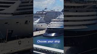 Which ship would you choose? #cruiseship #cruise #travel #shorts