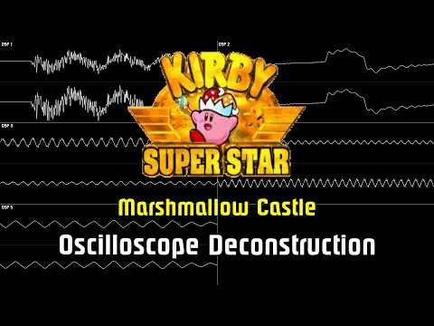 Kirby Super Star - Marshmallow Castle [Oscilloscope Deconstruction]