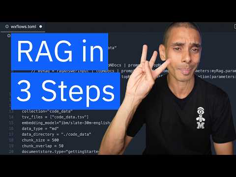 Setting up Retrieval Augmented Generation (RAG) in 3 Steps