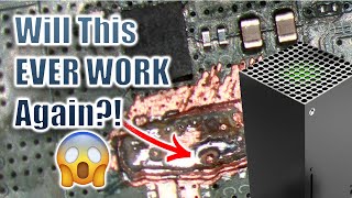 I Did The Unthinkable! Xbox Series X BURNT PCB But Can I Fix It?
