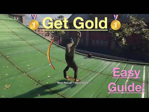 How to get gold medal? - Tony hawk pro skater