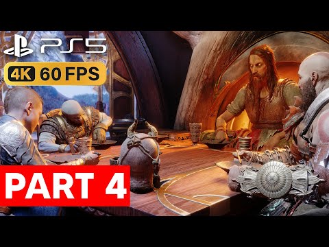 God of War Ragnarok Gameplay Part 4 - DINNER TIME (PS5 4K 60fps)