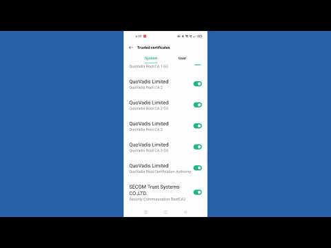 OPPO K10 storage type, how to check credential storage setting