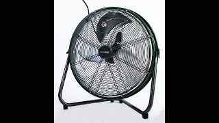 Masterforce 20 DC Floor Shroud Fan - Review & Tear Down