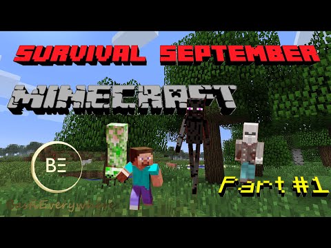 minecraft hardcore im #survival september part#1