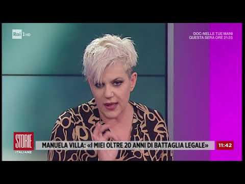 Manuela Villa e la battaglia per il riconoscimento di paternità - Storie Italiane 22/10/2020